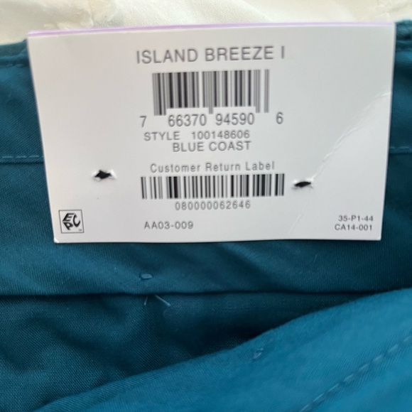 International Concepts Eyelet Pants in Island Breeze  NWT - Picture 2 of 13